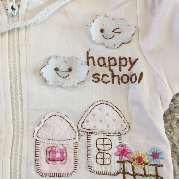 Toddler Girls Cotton Zip Up Hooded Sweatshirt - Picture 6 of 11